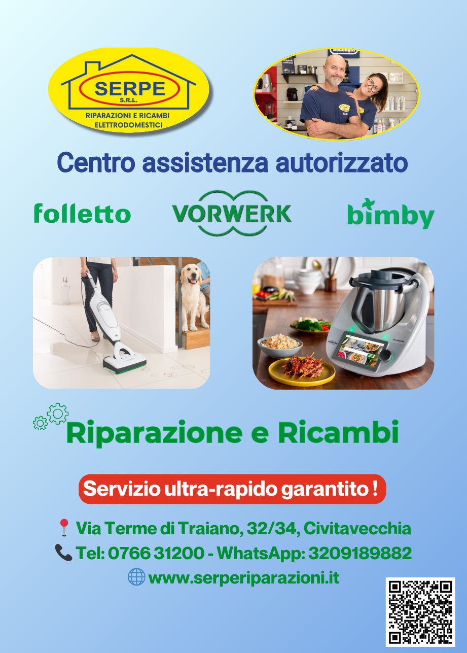 RIPARAZIONI RICAMBI FOLLETTO